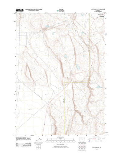 United States Geological Survey Locust Butte, OR (2011, 24000-Scale) digital map