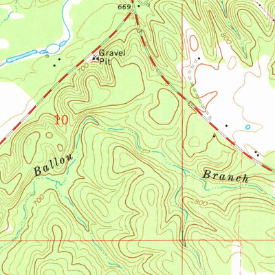 United States Geological Survey Locust Grove, OK (1972, 24000-Scale) digital map