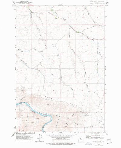 United States Geological Survey Locust Grove, OR (1974, 24000-Scale) digital map