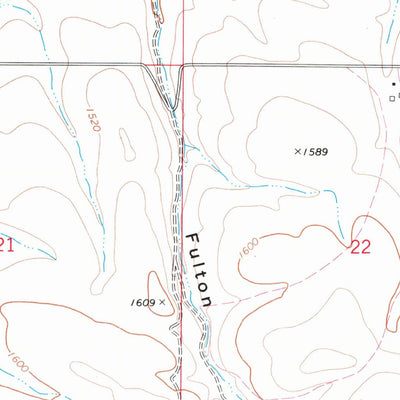 United States Geological Survey Locust Grove, OR (1974, 24000-Scale) digital map