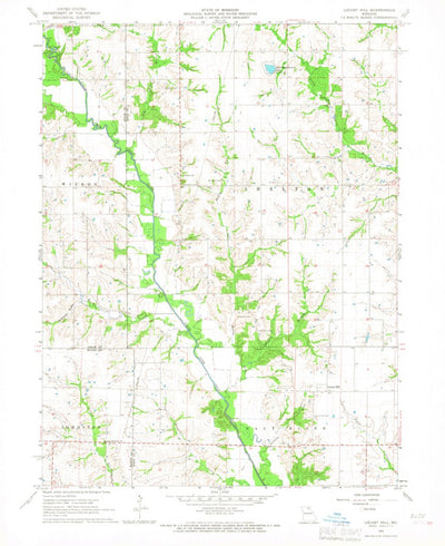 United States Geological Survey Locust Hill, MO (1965, 24000-Scale) digital map