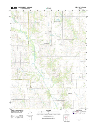 United States Geological Survey Locust Hill, MO (2012, 24000-Scale) digital map