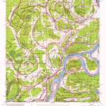 United States Geological Survey Locust Ridge, LA-MS (1939, 62500-Scale) digital map