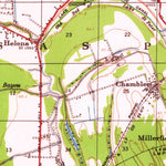 United States Geological Survey Locust Ridge, LA-MS (1939, 62500-Scale) digital map