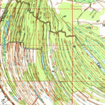 United States Geological Survey Locust Ridge, LA-MS (1965, 62500-Scale) digital map