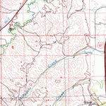 United States Geological Survey Lodge Grass, MT-WY (1980, 100000-Scale) digital map