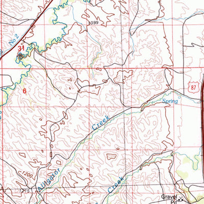 United States Geological Survey Lodge Grass, MT-WY (1980, 100000-Scale) digital map
