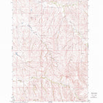 United States Geological Survey Lodge Grass NE, MT (1967, 24000-Scale) digital map