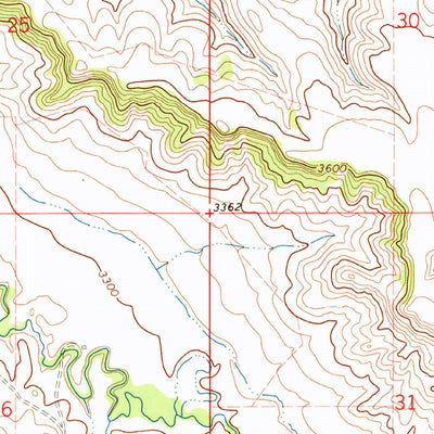 United States Geological Survey Lodge Pole, MT (1971, 24000-Scale) digital map