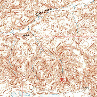 United States Geological Survey Lodge Pole NE, MT (1971, 24000-Scale) digital map