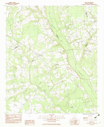 United States Geological Survey Lodge, SC (1982, 24000-Scale) digital map