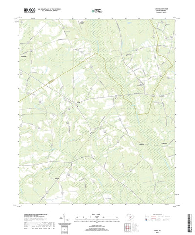 United States Geological Survey Lodge, SC (2020, 24000-Scale) digital map