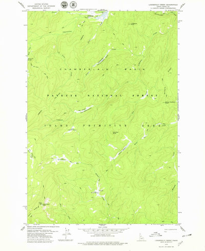United States Geological Survey Lodgepole Creek, ID (1978, 24000-Scale) digital map