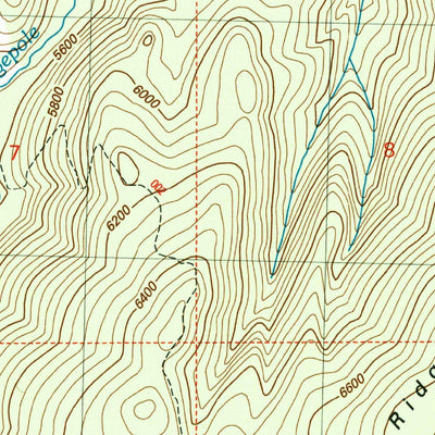 United States Geological Survey Lodgepole Creek, ID (2004, 24000-Scale) digital map