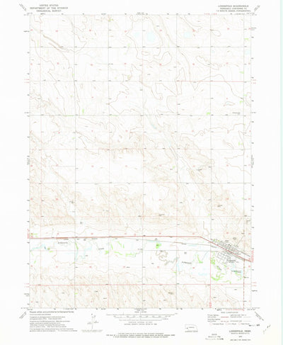 United States Geological Survey Lodgepole, NE (1972, 24000-Scale) digital map