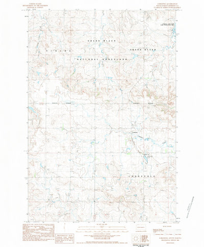 United States Geological Survey Lodgepole, SD (1983, 24000-Scale) digital map