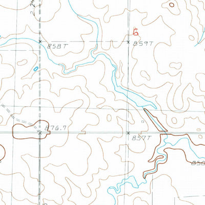 United States Geological Survey Lodgepole, SD (1983, 24000-Scale) digital map