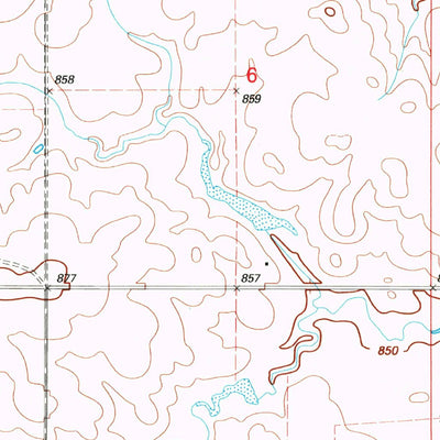 United States Geological Survey Lodgepole, SD (1998, 24000-Scale) digital map