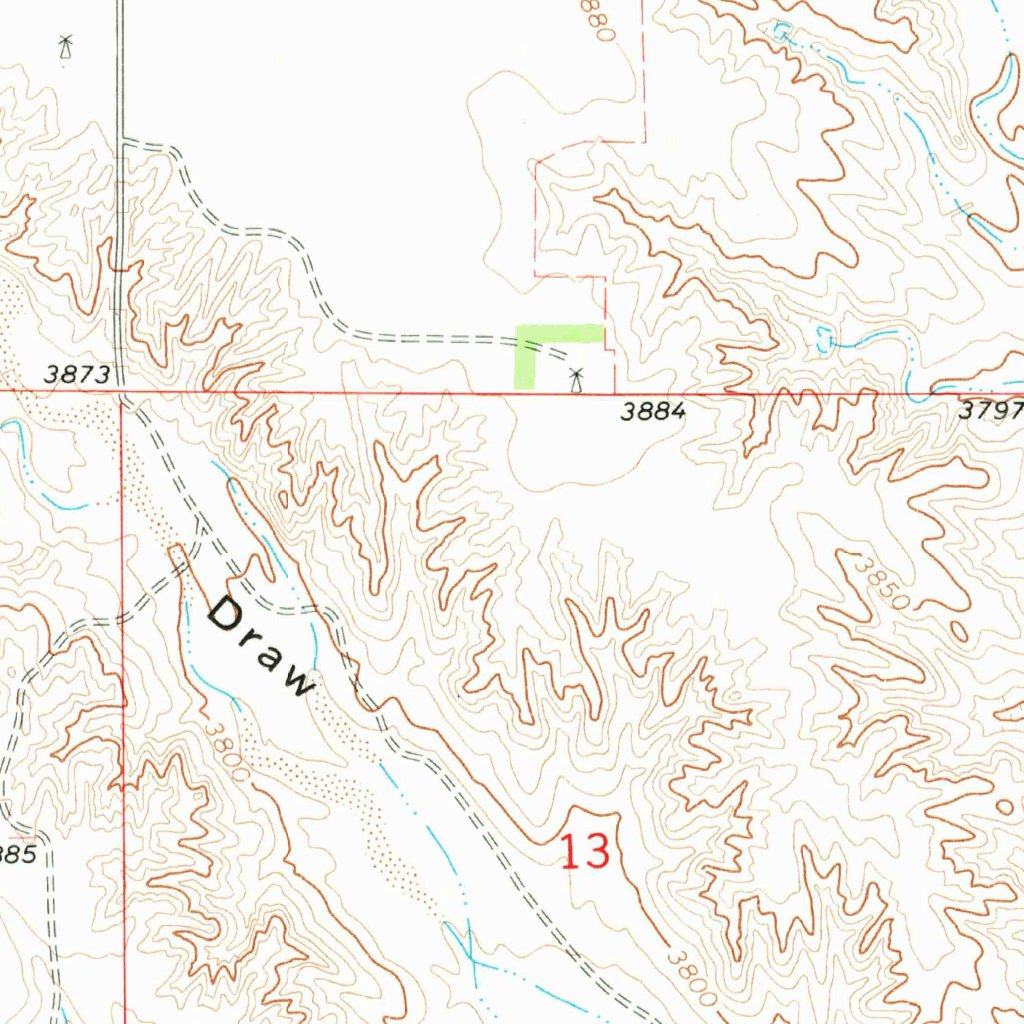 Lodgepole SE, NECO (1972, 24000Scale) Map by United States Geological