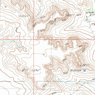 United States Geological Survey Lodgepole SE, SD (1983, 24000-Scale) digital map