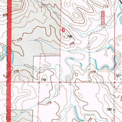 United States Geological Survey Lodgepole SE, SD (1998, 24000-Scale) digital map