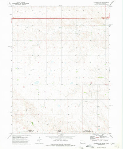United States Geological Survey Lodgepole SW, NE-CO (1972, 24000-Scale) digital map