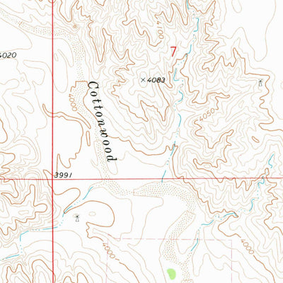 United States Geological Survey Lodgepole SW, NE-CO (1972, 24000-Scale) digital map