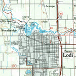 United States Geological Survey Lodi, CA (1993, 100000-Scale) digital map