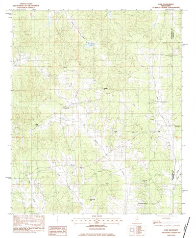 United States Geological Survey Lodi, MS (1983, 24000-Scale) digital map