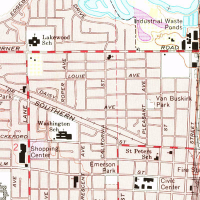 United States Geological Survey Lodi North, CA (1968, 24000-Scale) digital map