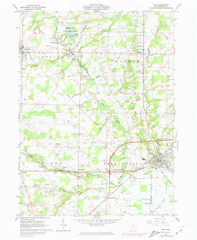 United States Geological Survey Lodi, OH (1961, 24000-Scale) digital map