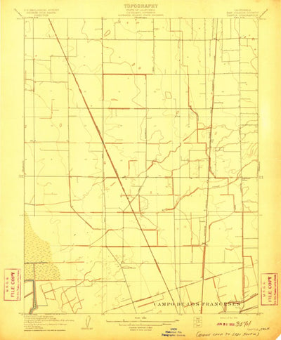 United States Geological Survey Lodi South, CA (1910, 31680-Scale) digital map