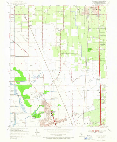 United States Geological Survey Lodi South, CA (1953, 24000-Scale) digital map