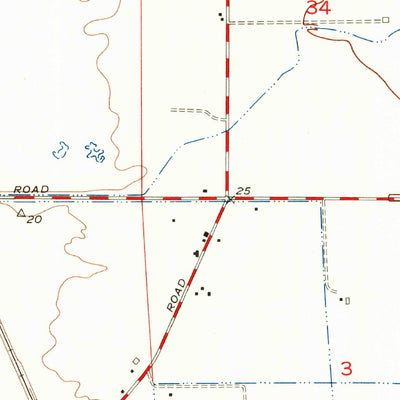 United States Geological Survey Lodi South, CA (1953, 24000-Scale) digital map