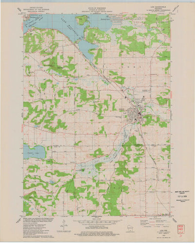 United States Geological Survey Lodi, WI (1975, 24000-Scale) digital map