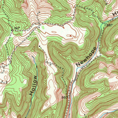 United States Geological Survey Lodiburg, KY (1953, 24000-Scale) digital map