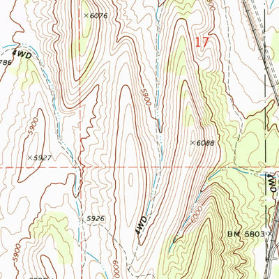 United States Geological Survey Lofgreen, UT (1993, 24000-Scale) digital map