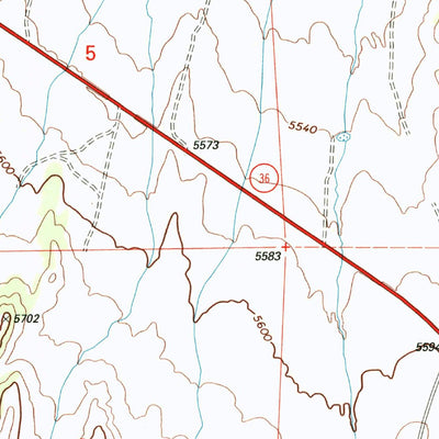 United States Geological Survey Lofgreen, UT (1998, 24000-Scale) digital map