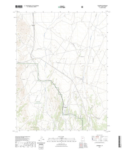 United States Geological Survey Lofgreen, UT (2023, 24000-Scale) digital map