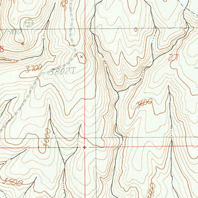 United States Geological Survey Log Creek, OR (1990, 24000-Scale) digital map