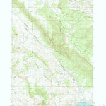 United States Geological Survey Logan Mountain, WY (1987, 24000-Scale) digital map