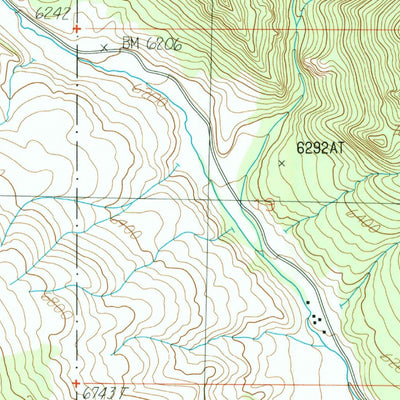 United States Geological Survey Logan Mountain, WY (1987, 24000-Scale) digital map