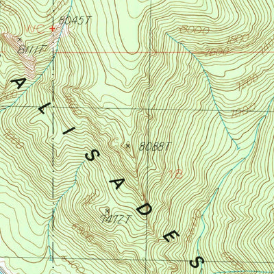 United States Geological Survey Logan Mountain, WY (1987, 24000-Scale) digital map