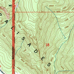 United States Geological Survey Logan Mountain, WY (1991, 24000-Scale) digital map