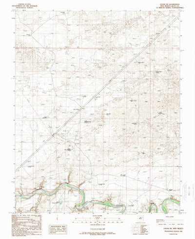 United States Geological Survey Logan NE, NM (1989, 24000-Scale) digital map