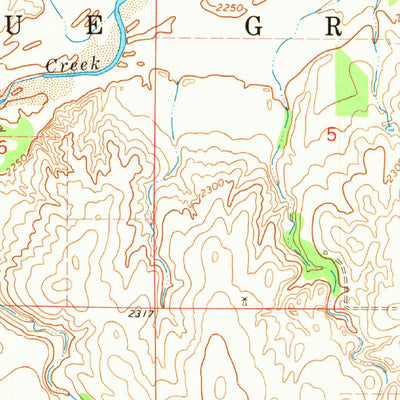 United States Geological Survey Logan NE, OK (1971, 24000-Scale) digital map