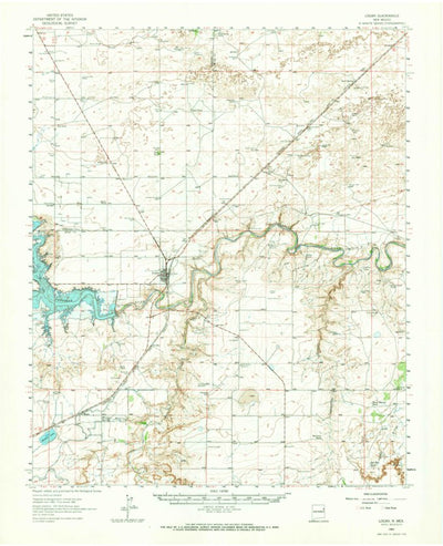 United States Geological Survey Logan, NM (1962, 62500-Scale) digital map