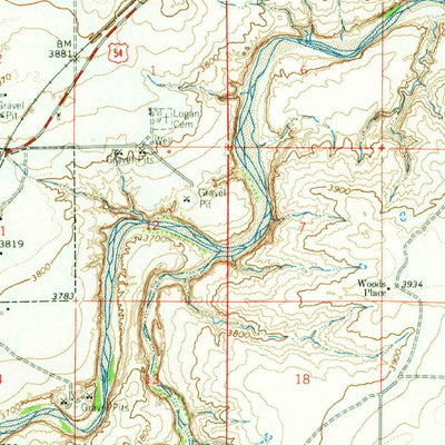 United States Geological Survey Logan, NM (1962, 62500-Scale) digital map