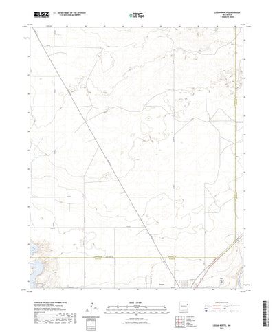 United States Geological Survey Logan North, NM (2023, 24000-Scale) digital map