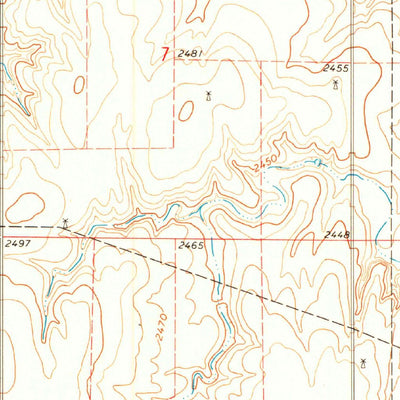 United States Geological Survey Logan, OK (1971, 24000-Scale) digital map